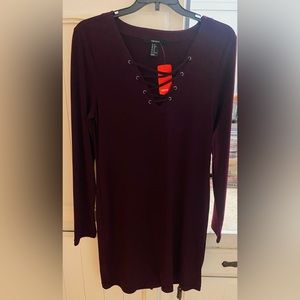Brand new Forever21 long sleeve dress. Size XL, above knee length